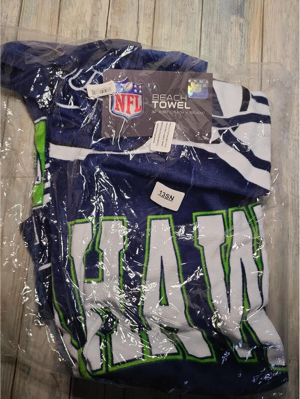 Seattle Seahawks Beach Towel 30"x60" NFL By McArthur A Win Craft Company